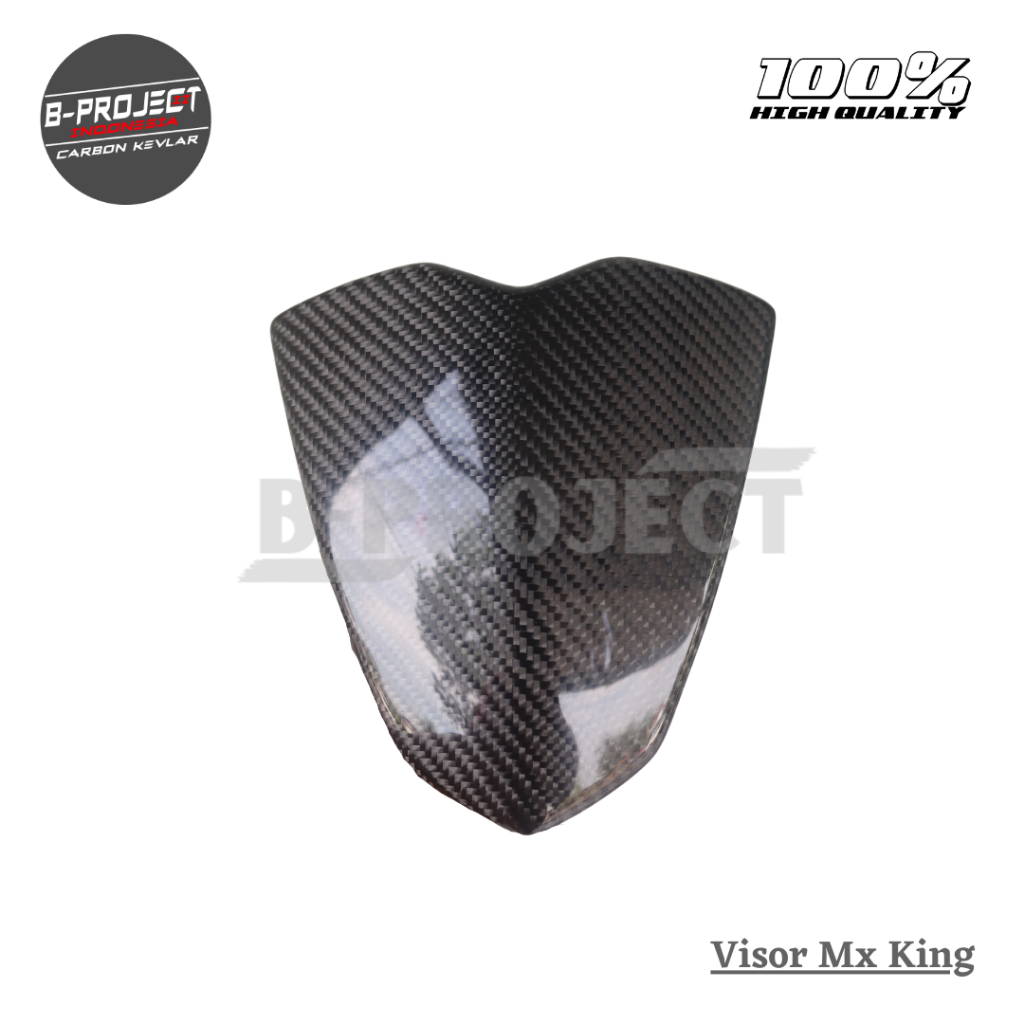 Visor Yamaha MX King v2 Carbon Asli