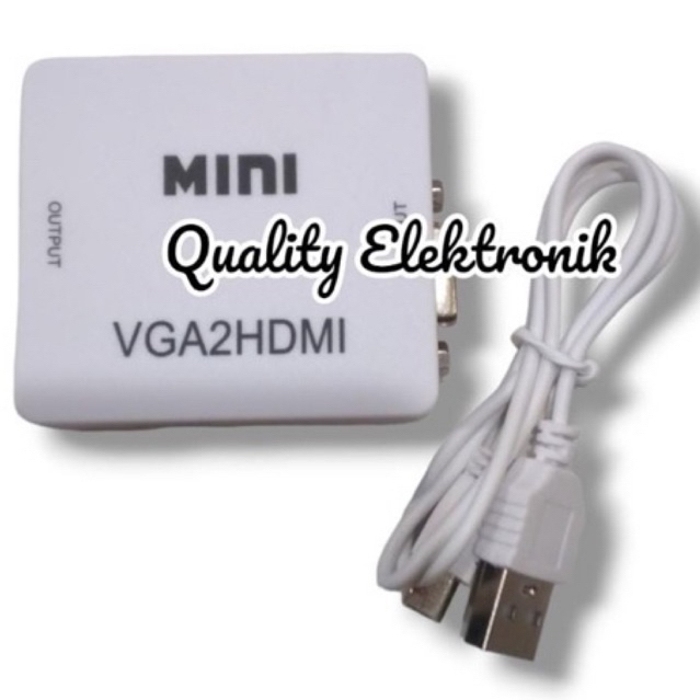 MINI CONVERTER VGA TO HDMI HD VIDEO CONVERTER
