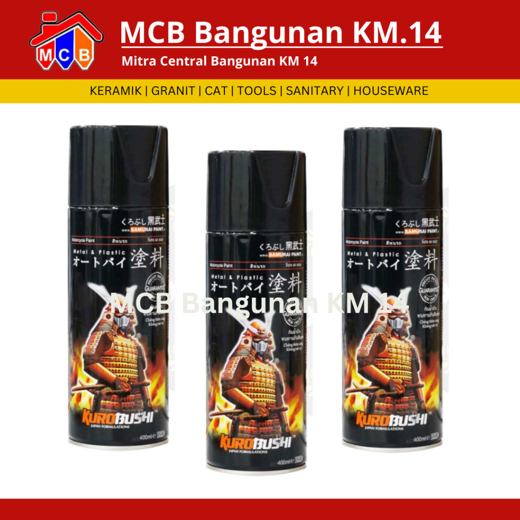 CAT SEMPROT SAMURAI WARNA - Cat Spray Aerosol