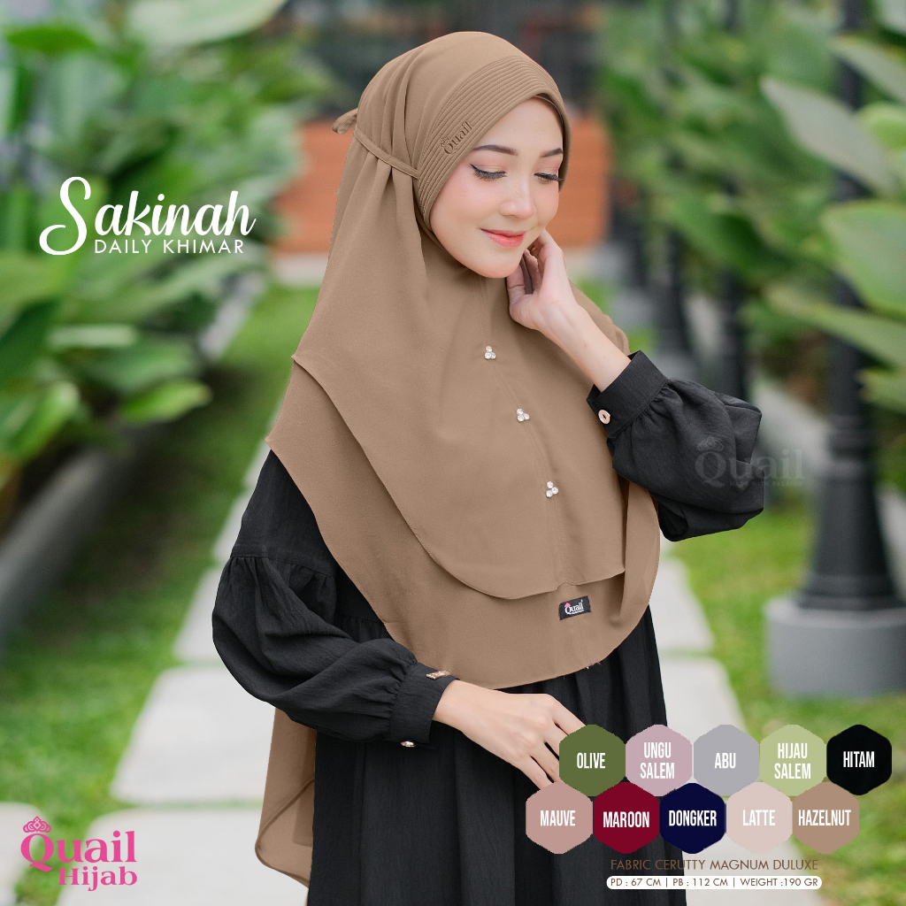 Khimar Sakinah Ori Quail Hijab