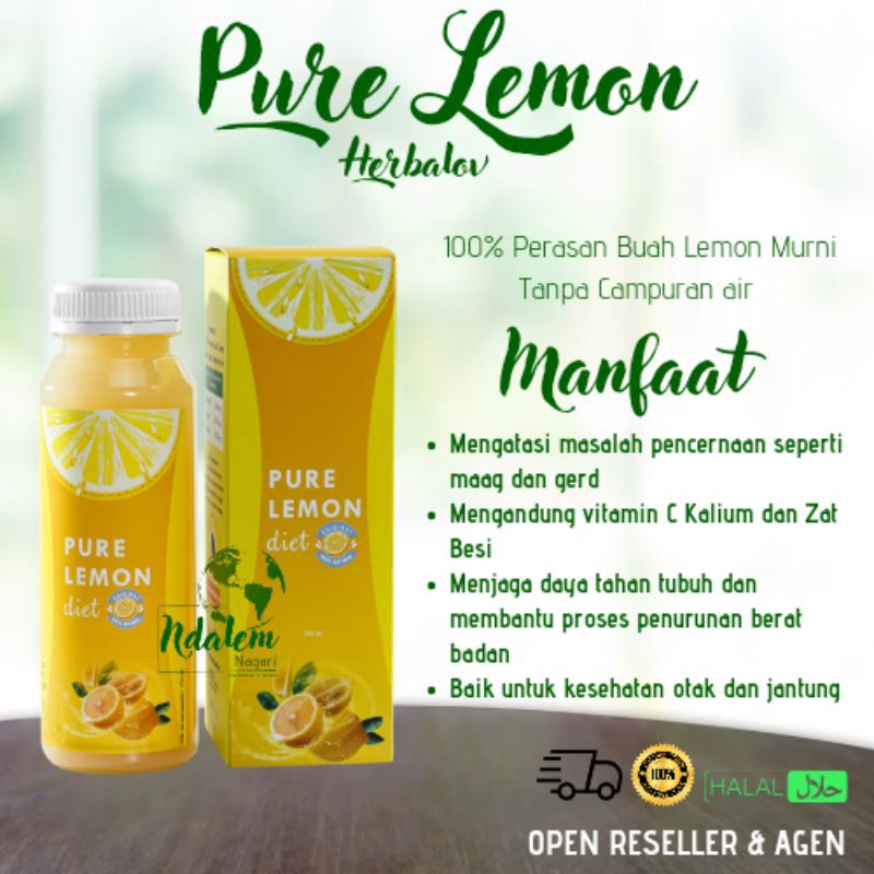 

Pure Lemon || Herbalov || Untuk Menurunkan Berat Badan