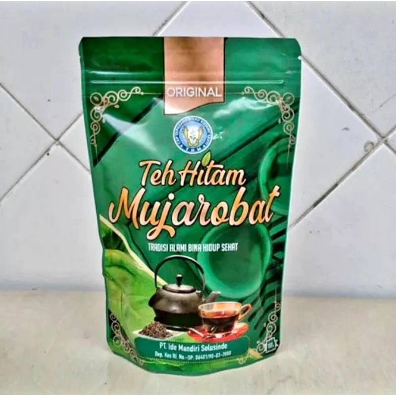 

Teh Hitam Mujarobat Original kemasan 45 gram HALAL