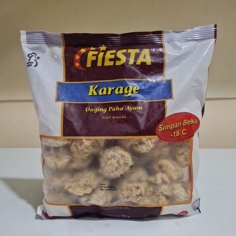 

Fiesta Chicken Karage Daging Paha Ayam 400gram Kemasan Baru