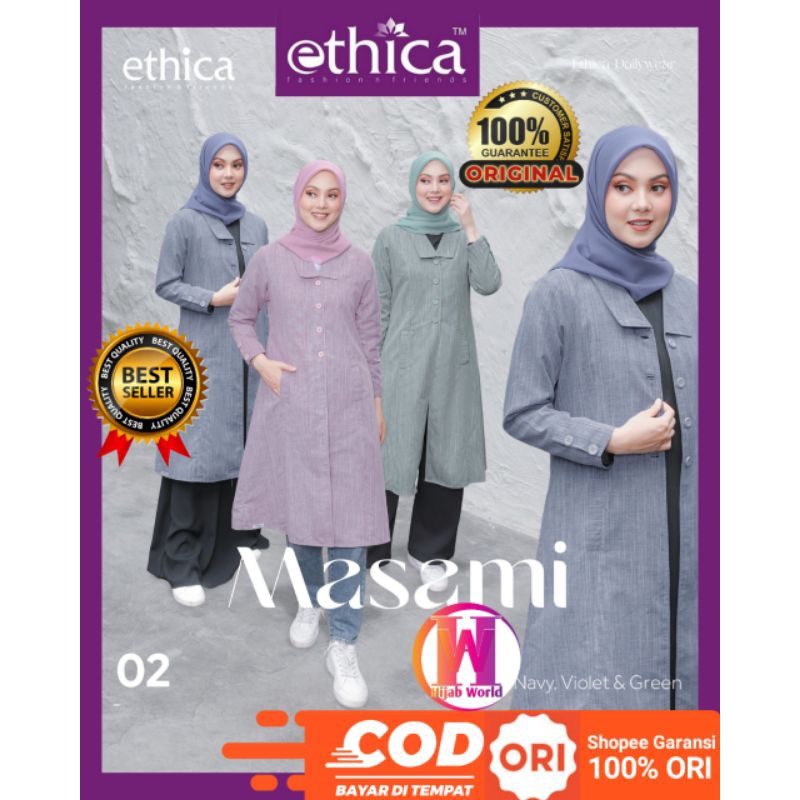 Ethica Blazer Masami 02 Outer Big Size / Blazer Wanita Lengan Panjang / Blazer Panjang Wanita / Jack