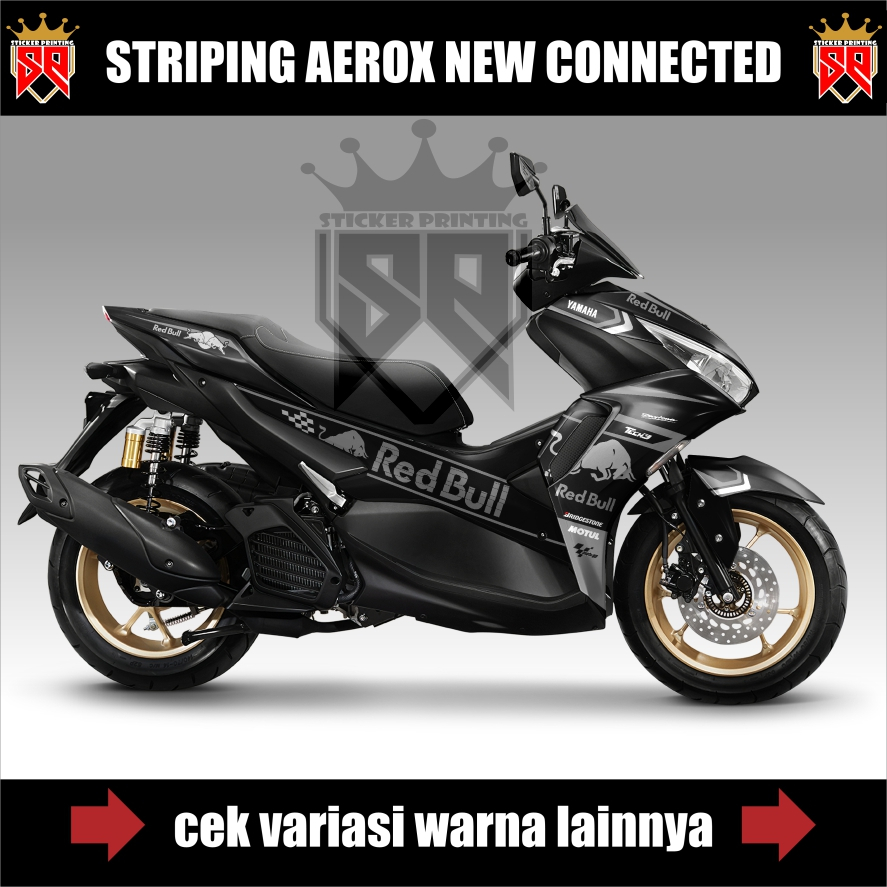 STRIPING STIKER YAMAHA AEROX 155 CONECTTED 2021/STICKER AEROX 155 2021 CONECTTED