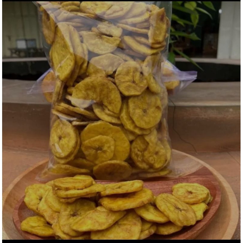 

Keripik Pisang Manis 250gr 500gr 1kg / Keripik Pisang Koin / Keripik Pisang Kepok