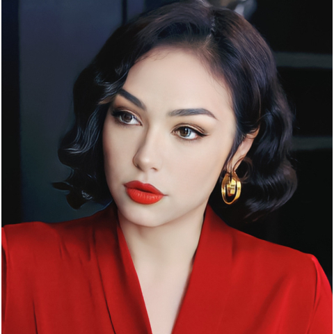 Rambut Palsu Wanita Pendek Curly Korea - Model Bob Pendek