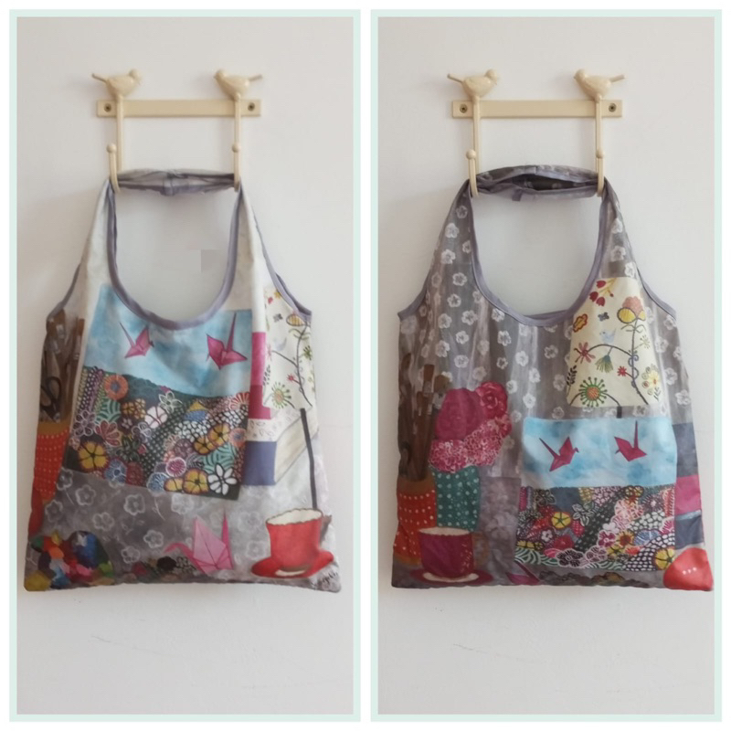 Shopping Bag Tas Belanja Lipat Unik Lucu Premium