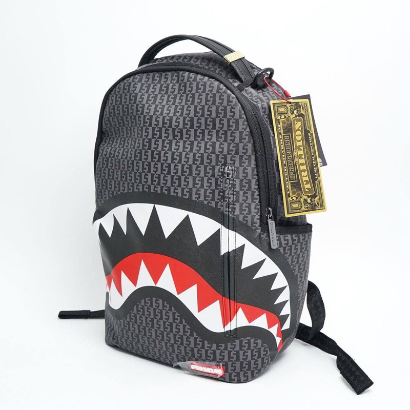Sprayground Shark Money Check DLX Backpack
