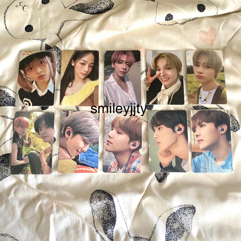 (FREE CO SHOPEE LIVE) [BACA DESKRIPSI] newjeans txt enhypen photocard bts album bt21 dimension answe