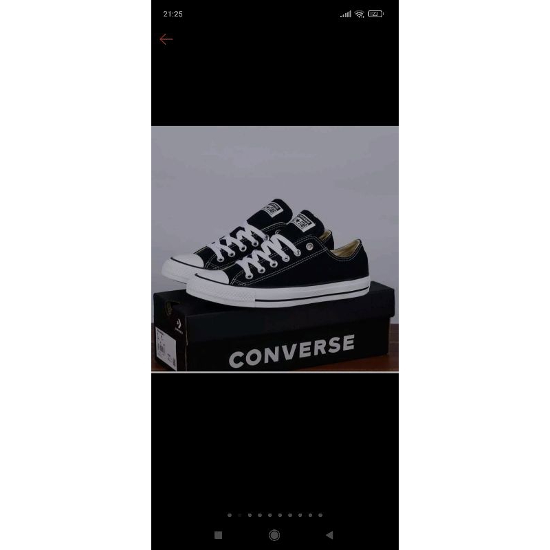 Converse all star hitam putih