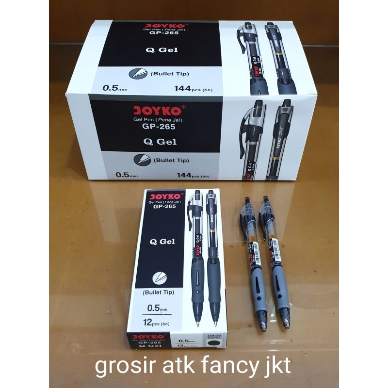 

( 12 buah ) GP 265 Pulpen Pen Pena Gel Joyko GP-265 NT AN Q GEL 0.5 mm