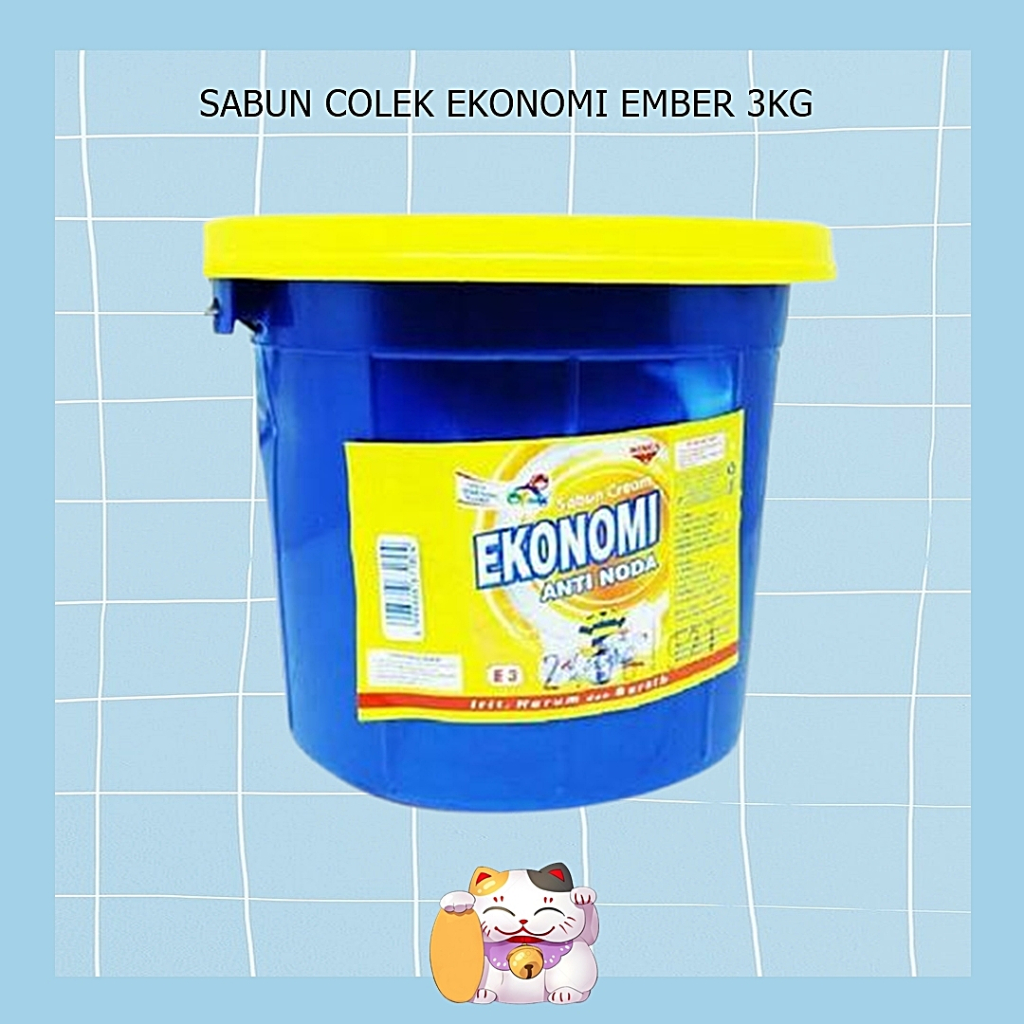 Sabun Colek Ekonomi Ember 3kg / Sabun Cream Ekonomi Anti Noda