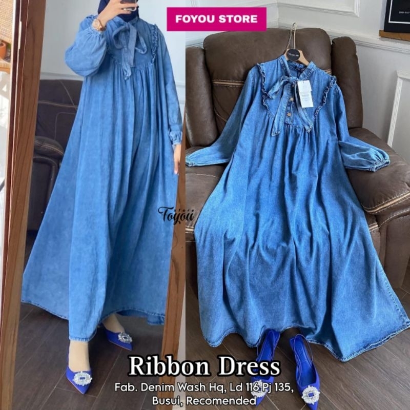 RIBBON DRESS FOYOU