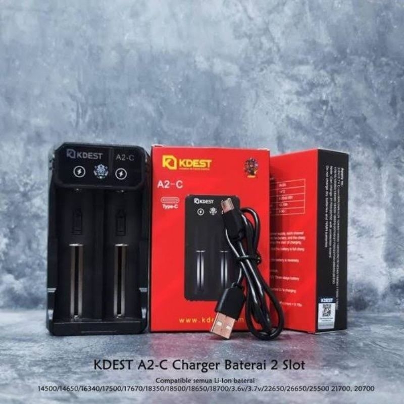 CHARGER KDEST A2-C 2 slot type-c Original