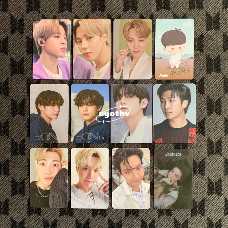 [OFFICIAL] PHOTOCARD PC BTS JIMIN SAMSUNG FESTA D6 ITS, V / KIM TAEHYUNG FILA DAY & NIGHT VER BE THE