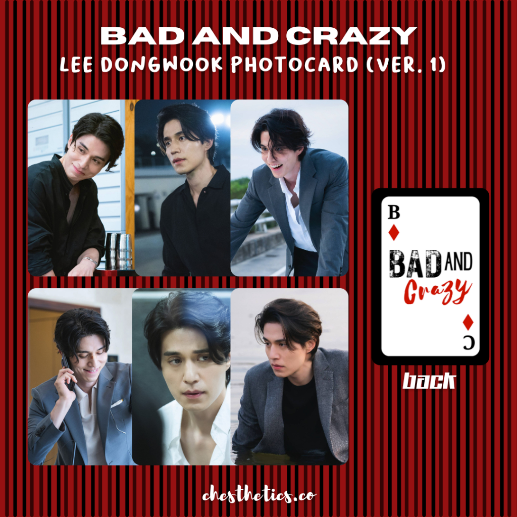 Bad And Crazy KDrama China Chinese Drama Photocard Aktor Lee Dong Wook Wi Hajoon Kim Jieun