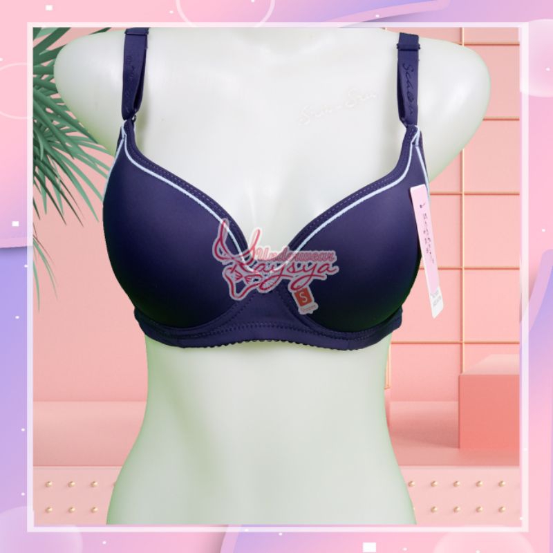 Bra/BH Scalen 8826 Cup Besar Busa Tipis Pakai Kawat Ukuran 34-40