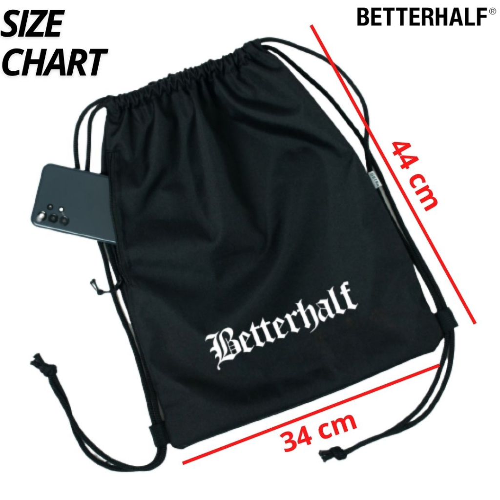 paket hemat betterhalf - tas serut pria wanita unisex mtl