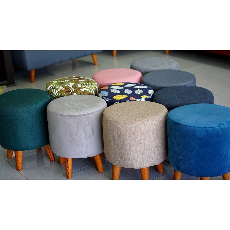 Sofa Stool bulat / sofa puff / sofa jamur