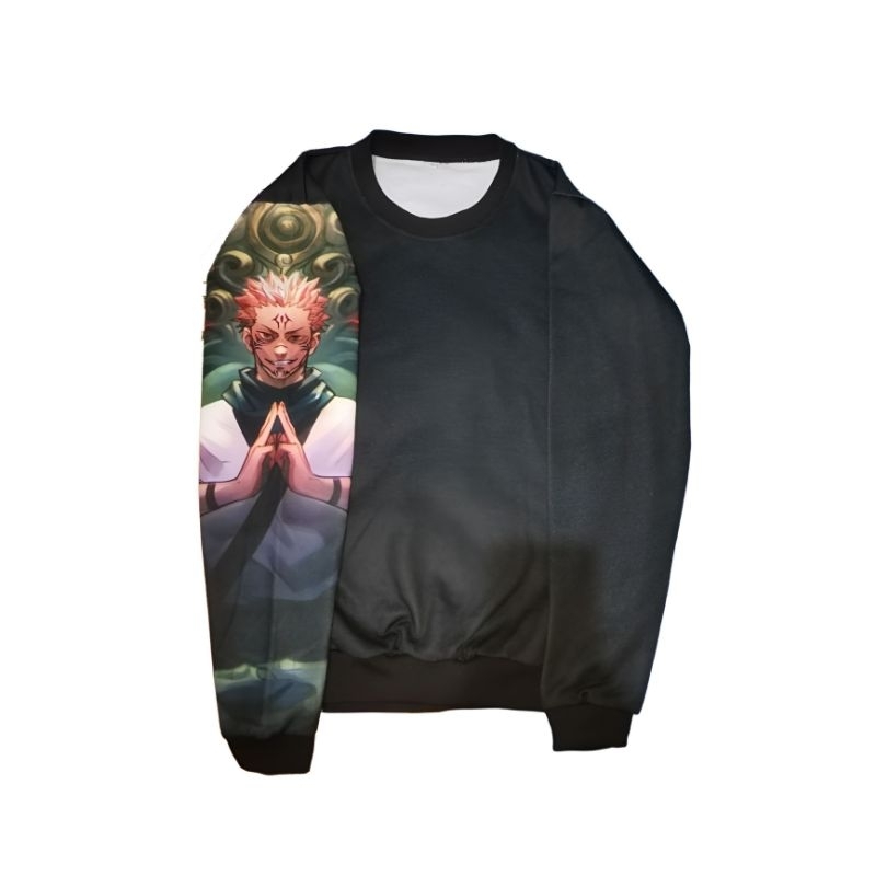 Crewneck Anime | Sukuna | Jujutsu Kaisen |  Hoodie | Clothesbliss