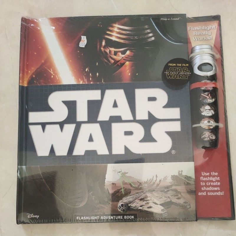 Star wars flashlight adventure book