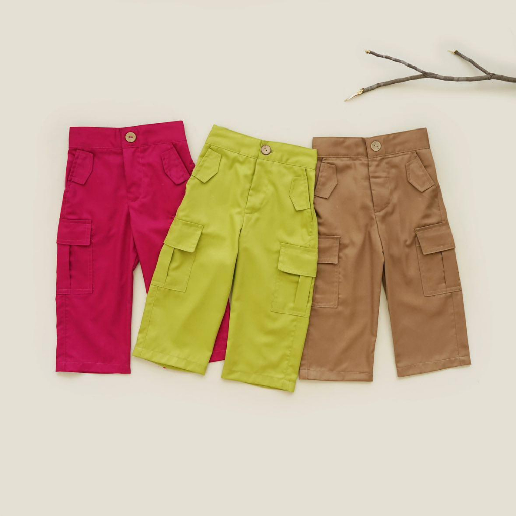 [PUNCAK TAMBORA] Izy Cargo Pants - Celana Cargo / Celana Cargo Anak / Cargo Pants / Cargo Long Pants