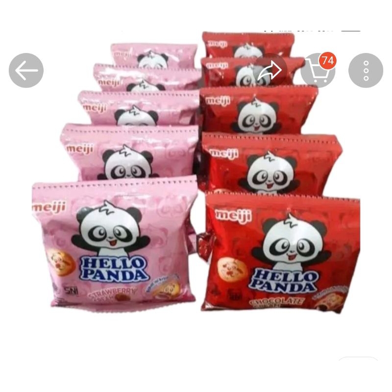 

HELLO PANDA COKLAT 10 BKS