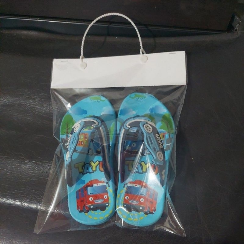 Tas plastik renceng/kemasan sandal/sepatu anak anak ukuran kecil isi 20 lembar