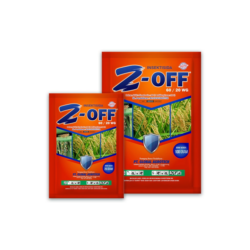 Insektisida Z-OFF 100gr (Pymetrozine, Nytenpyram) Obat Pembasmi Hama Tanaman