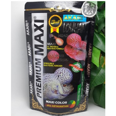 Pelet Akari Premium Maxi Louhan 100gr. Pakan Louhan/Pelet Louhan