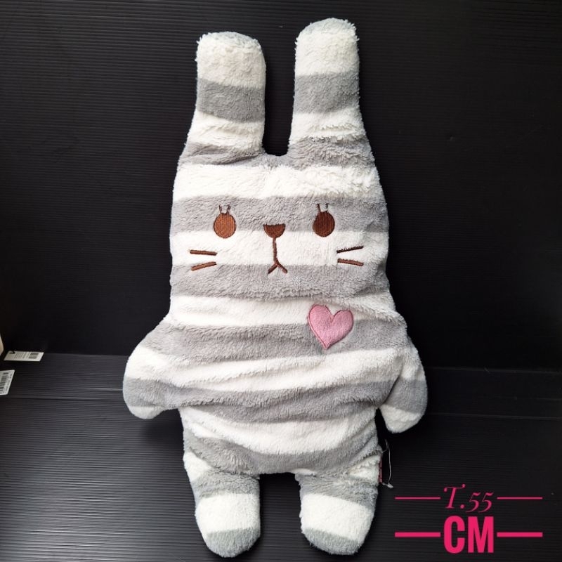 Boneka Craftholic Kelinci Liris Abu Love Pink Brand Bonjour Cantik