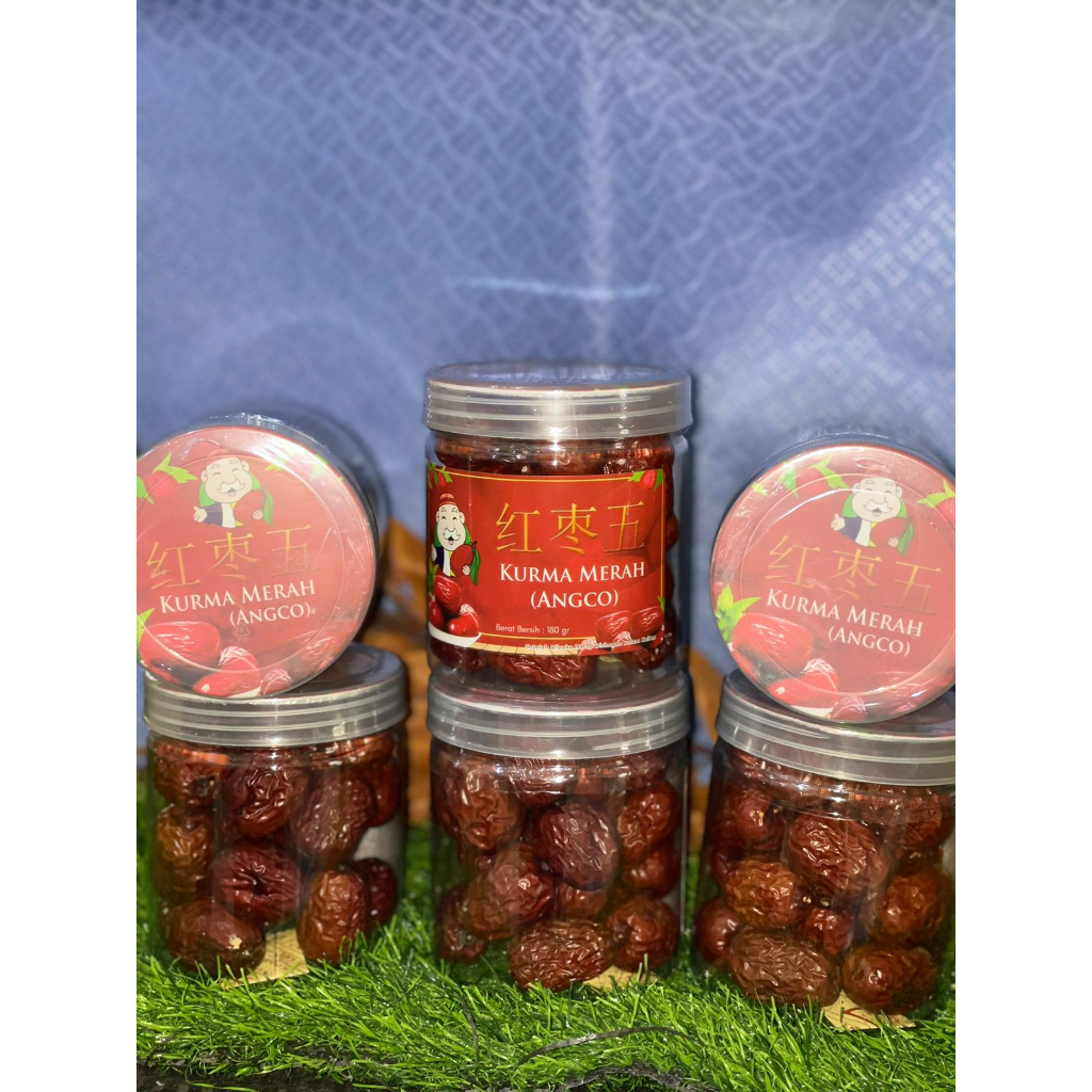 

Angco Ang co Hongzao Hong Zao Kurma Kecil Ukuran Kecil Red Dates 180 g