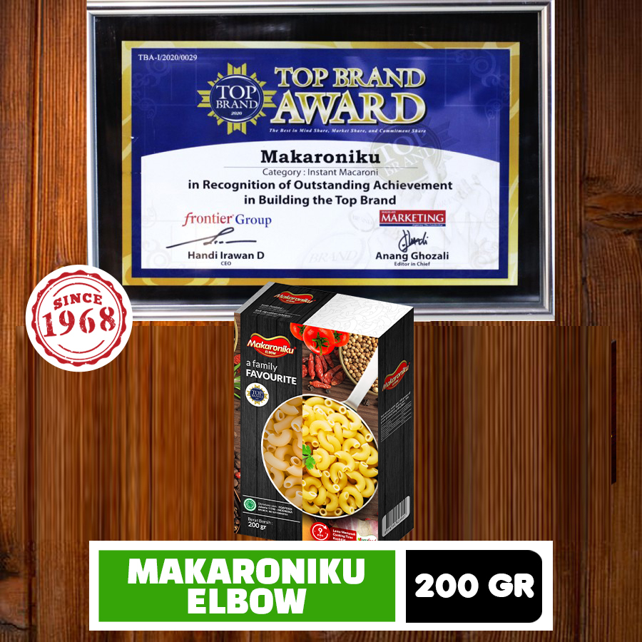 

Makaroniku Elbow Kemasan 200 GRAM