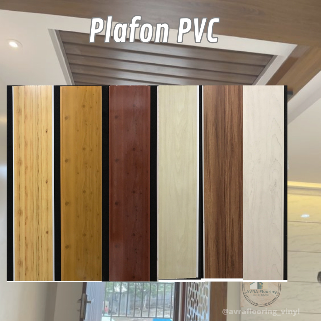 Plavon PVC/Plafon Minimalis Harga termurah high Quality motif Kayu