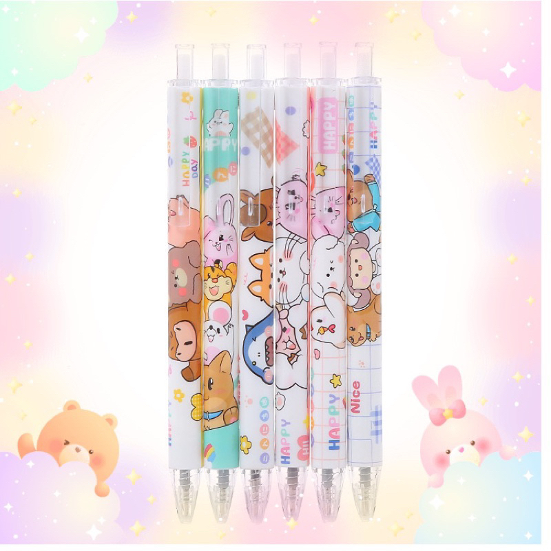 

AJS Pulpen mekanik 0,5mm hitam motif lucu/ pulpen motif / pena mekanik / pena motif / pena murah PP24