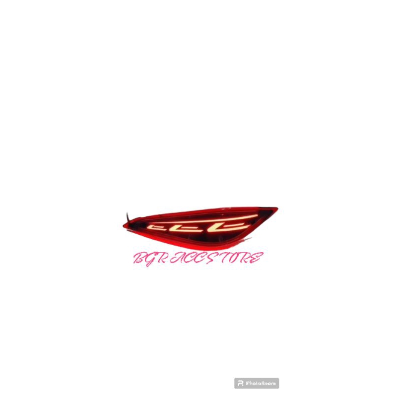 lampu reflektor bumper belakang mobil Toyota all New Rush
