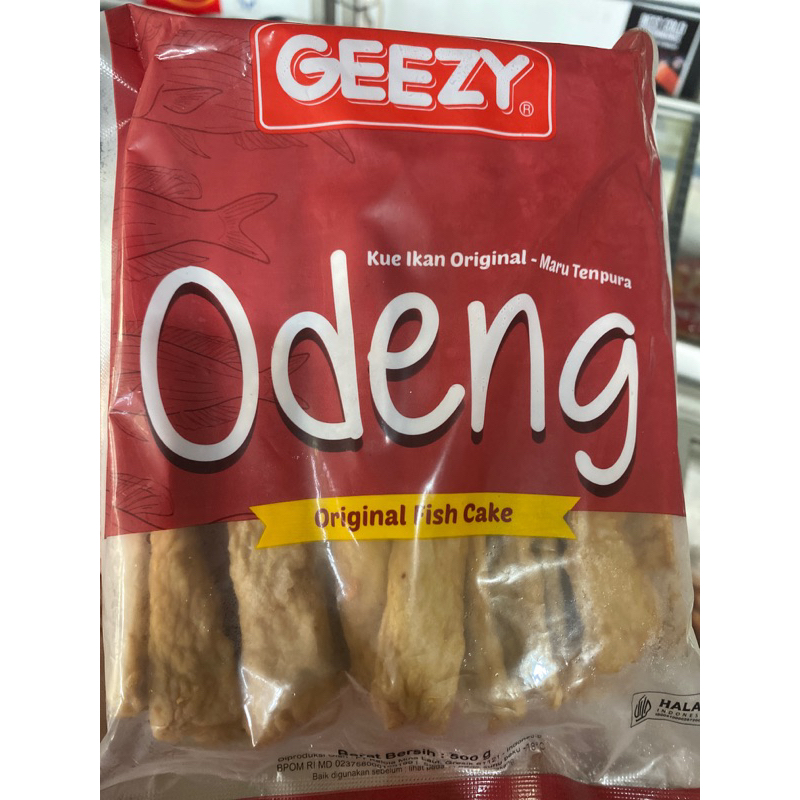 odeng original fish cake geezy 500 gram