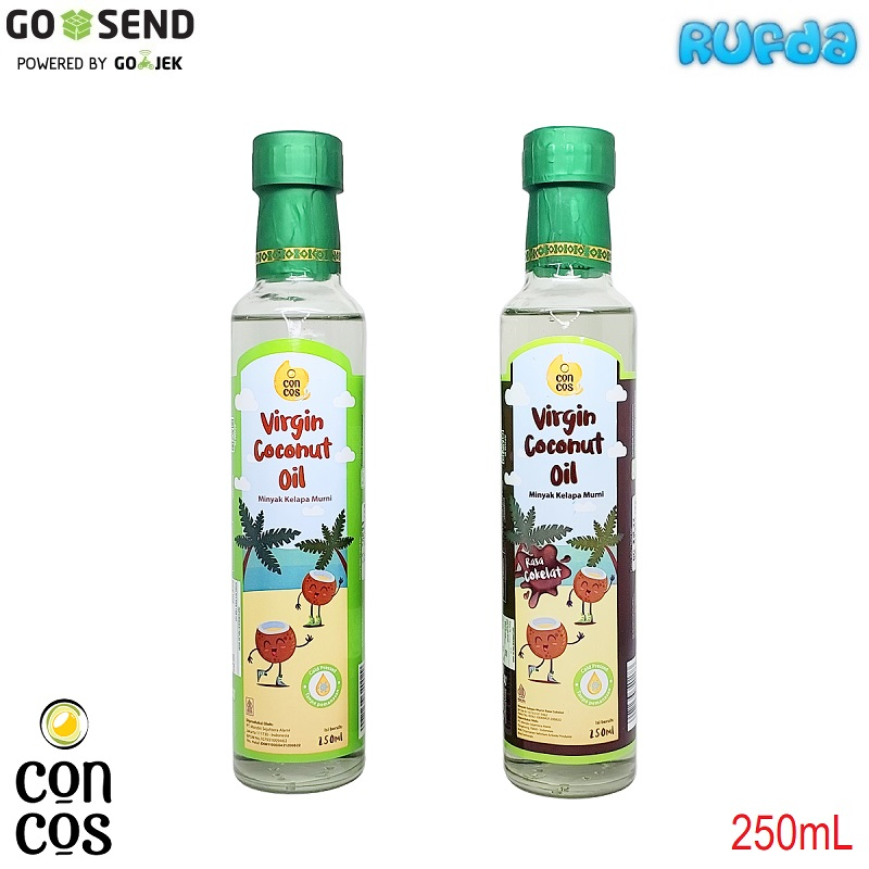 

Concos 250ml VCO BPOM Minyak Kelapa Food Grade Halal MUI Cocok untuk MPASI