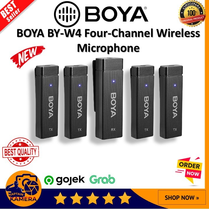 BOYA BY-W4 Four-Channel Wireless Microphone