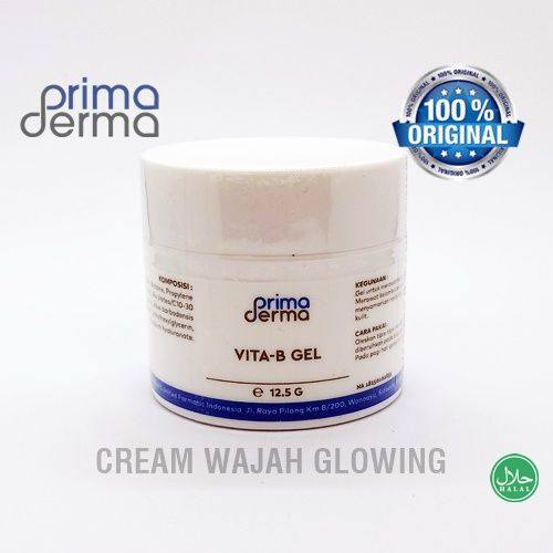 PRIMADERMA VITA B GEL CREAM MALAM PENCERAH WAJAH DAN CREAM ANTI FLEK