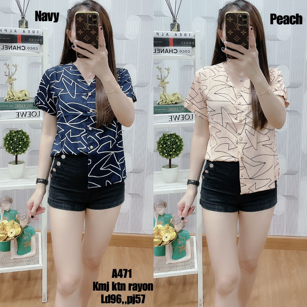 Atasan Baju Katun Rayon Wanita