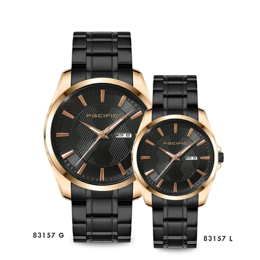 Jam Tangan Couple Pacific 83157 Original waterresistan