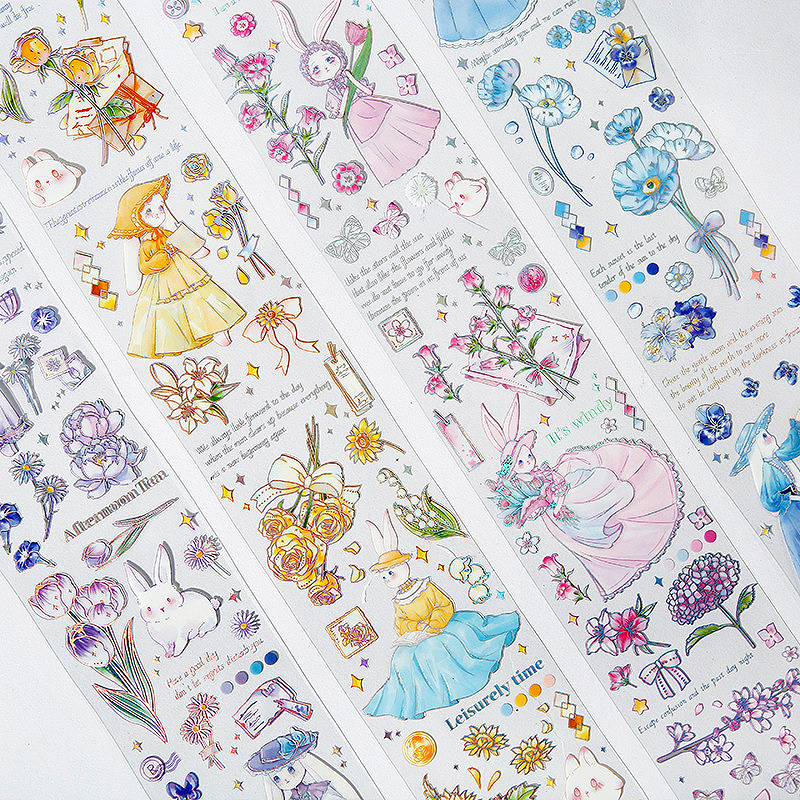 

WHITE RABBIT STICKER KELINCI LUCU PET STIKER FOR JOURNALING & SCRAPBOOK CUTE ALA DONGENG FAIRYTALE ALICE IN WONDERLAND