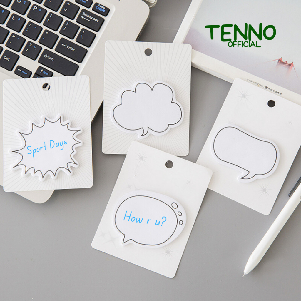 

TENNO Stick Note Karakter Dialog Manga Jepang Sticky Notes Lucu Character Aesthetic Estetik Penanda Buku dan Pembatas