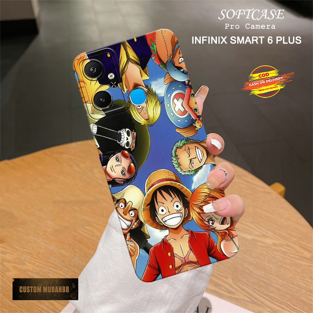 Case Infinix Smart 6 Plus - Fashion Case ANIME - Casing Hp Infinix Smart 6 Plus - Softcase Infinix S