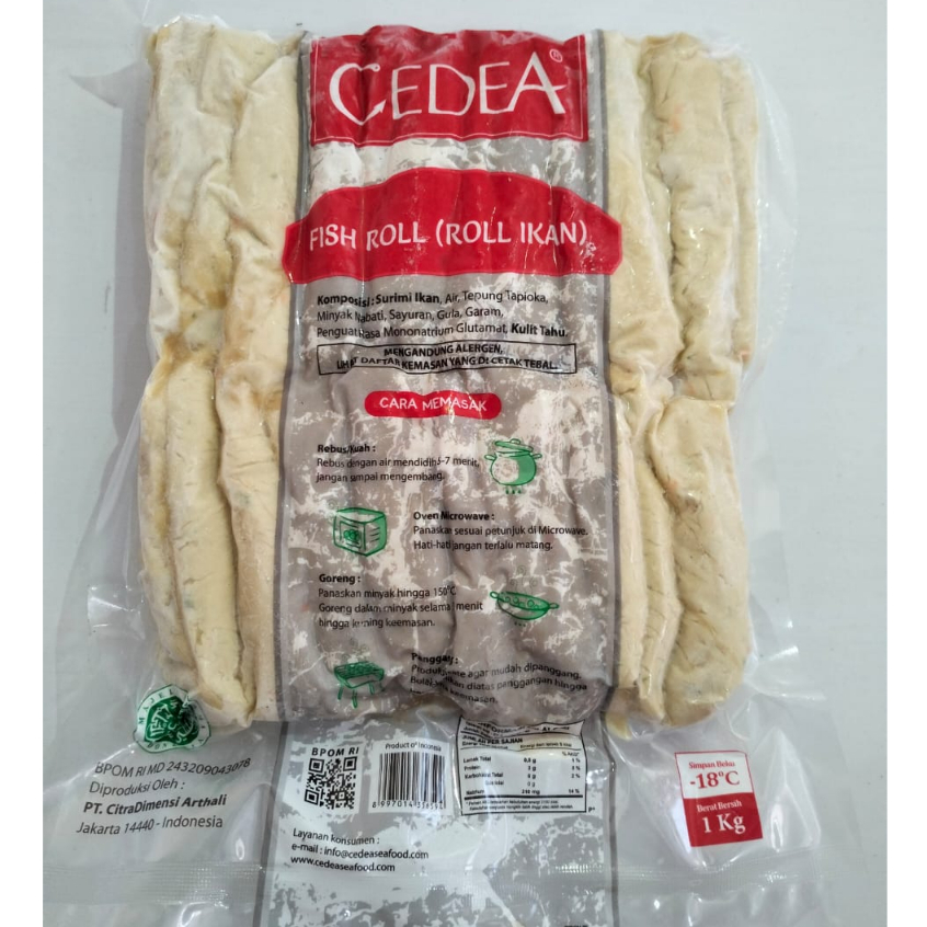 

CEDEA FISH ROLL / ROLL IKAN (1 Kg)