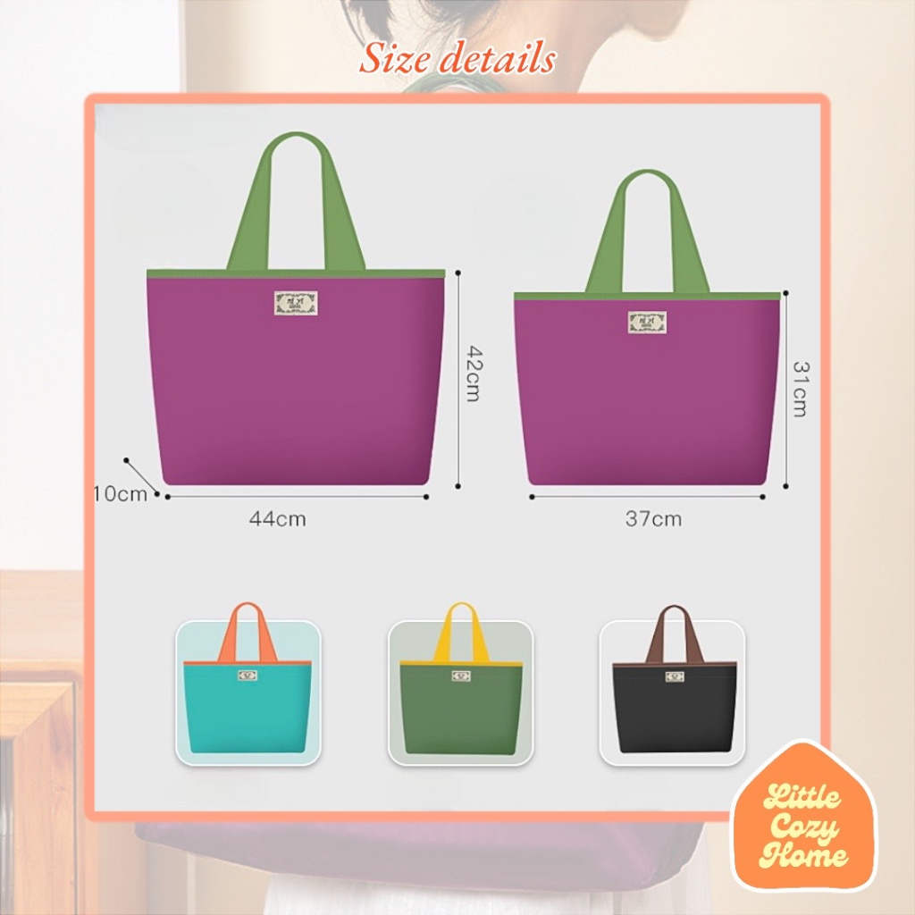 Foldable Shopping Bag / Tas Belanja Lipat Serbaguna Jumbo Tali Serut Ukuran Besar Kecil Large Size Shoping Grosir Waterproof Anti Air Bocor Jebol Premium Import