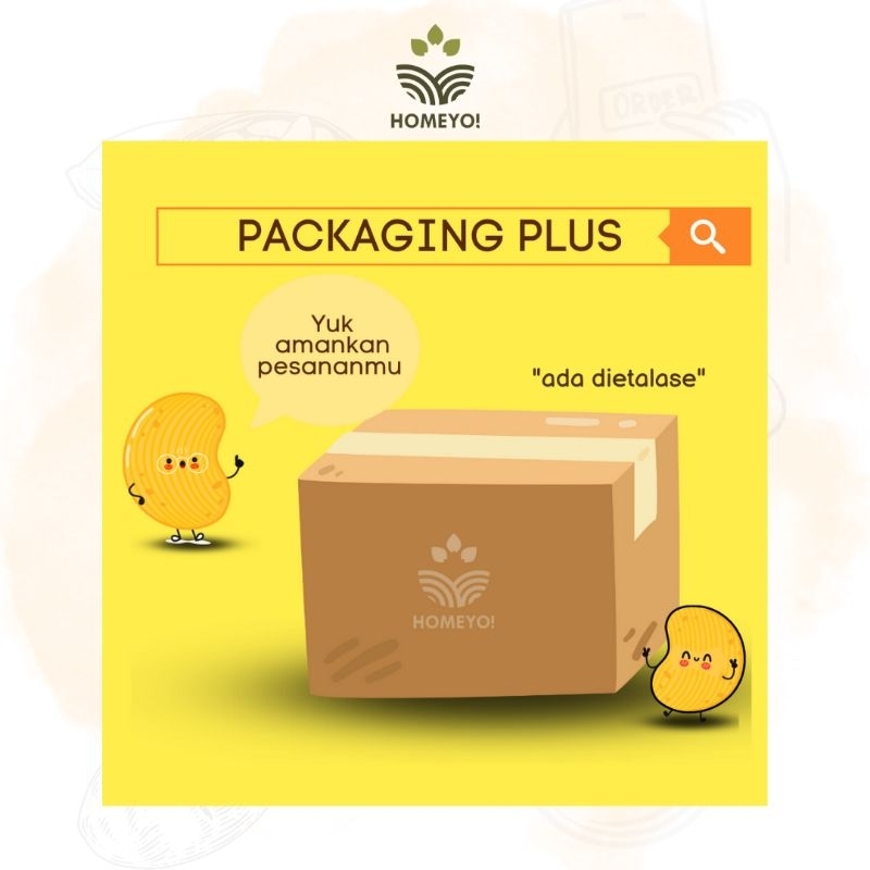 

PACKAGING PLUS / TAMBAHAN KARDUS / KARDUS PACKING SNACK DAN HAMPERS