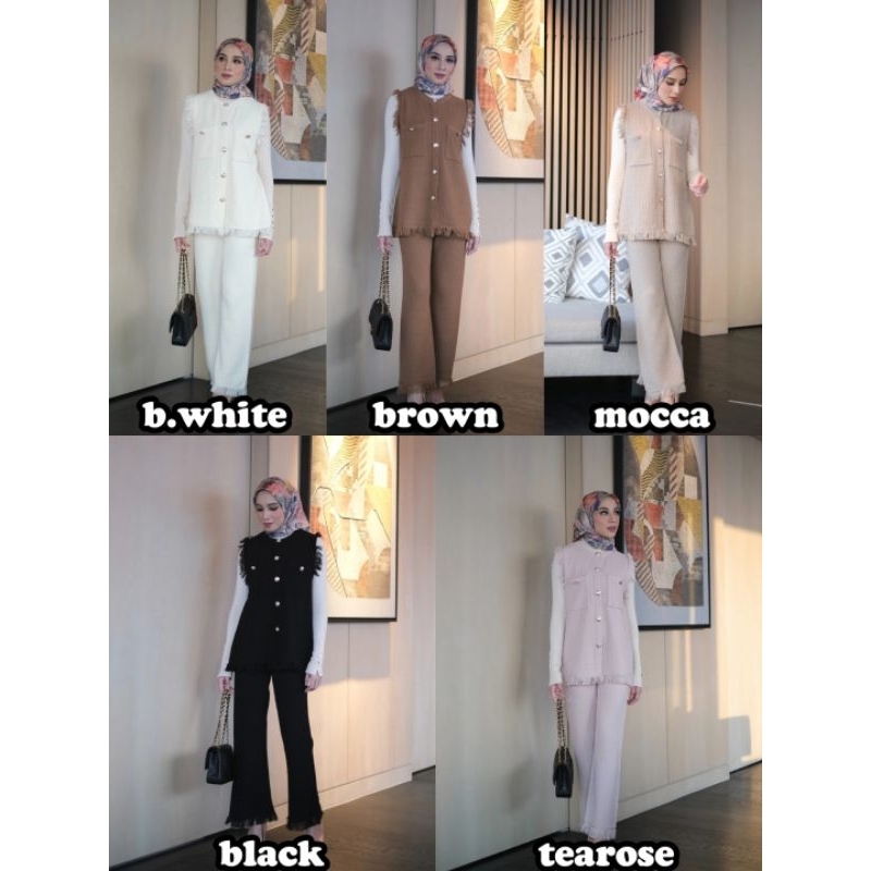 DOLCE ONESET | DOLCE VEST | DOLCE PANTS ORI BY GONEGANI